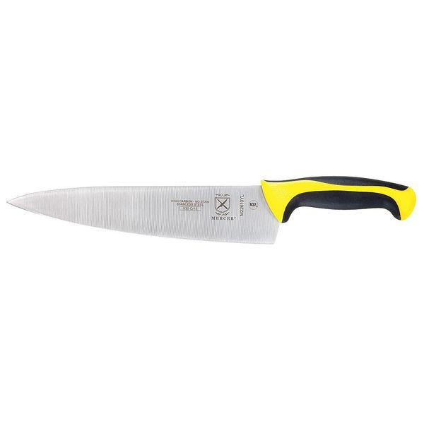 Chefs Knife, 10 In., Yellow Handle