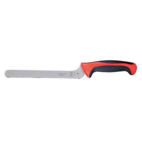 Utility Knife, Offset, Wavy Edge, 8 In, Red