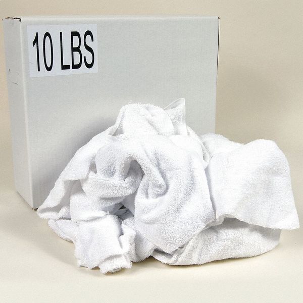 Recycled Cotton Terry Towels Cloth Rag 10 lb. 14