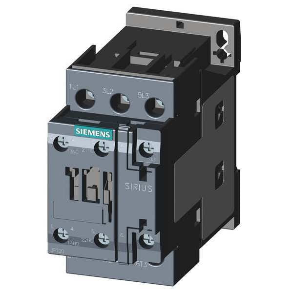 IEC Magnetic Contactor, 3 Poles, 110/120 V AC, 16 A, Reversing: No