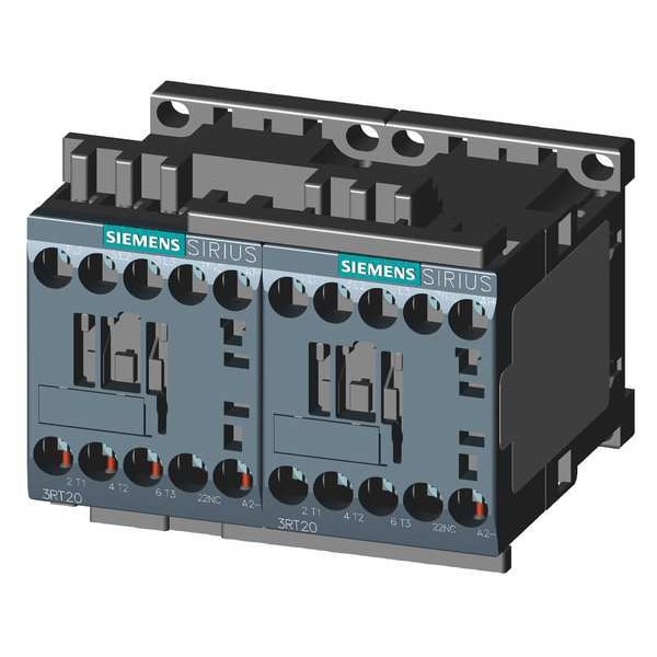 IEC Magnetic Contactor, 3 Poles, 24 V DC, 12 A, Reversing: Yes