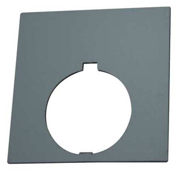 Blank Legend Plate, Black/White or Silver
