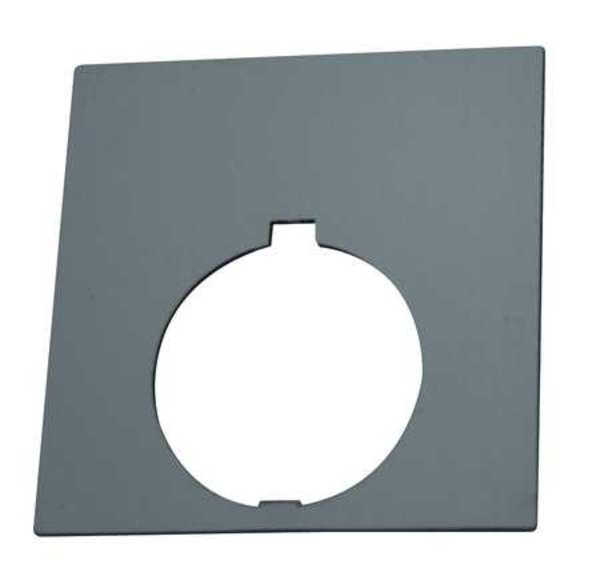 Blank Legend Plate, Black/White or Silver