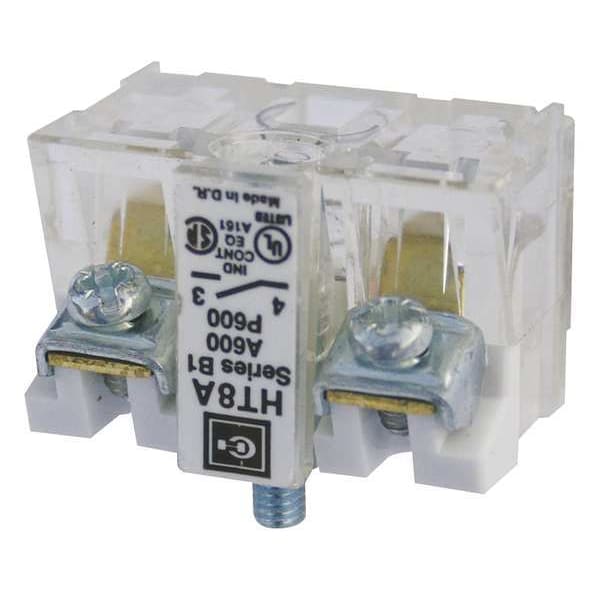 Contact Block, NO, 30mm, Clear