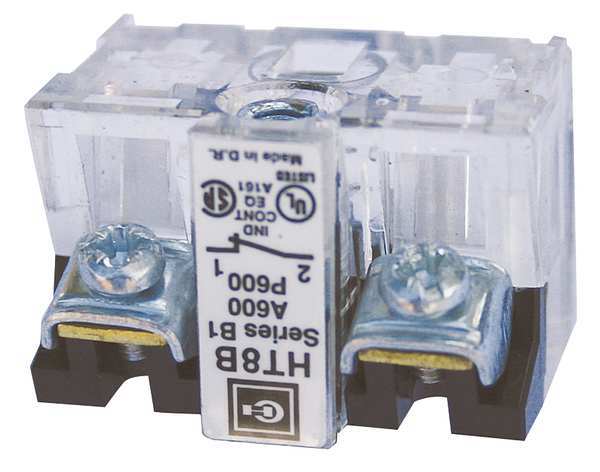 Contact Block, NC, 30mm, Clear