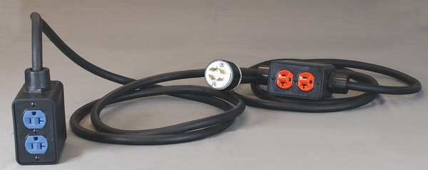 30 ft. 12/4 4-Outlet Dead End Power Stringer SOOW