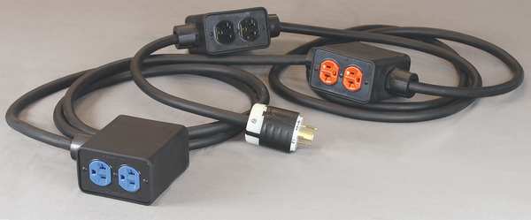 30 ft. 10/5 6-Outlet Dead End Power Stringer SOOW