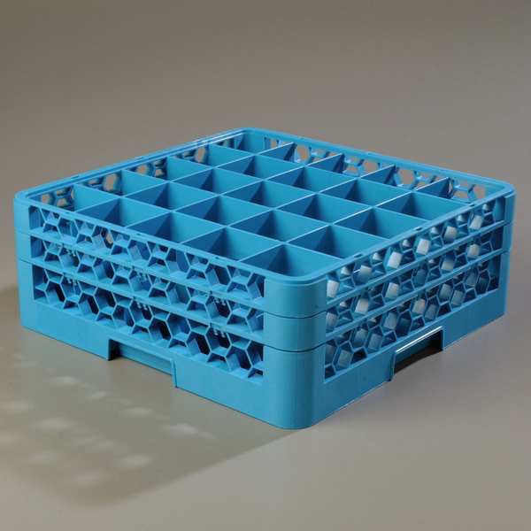 Glass Rack w/2 Extenders, 25 Comp, PK3