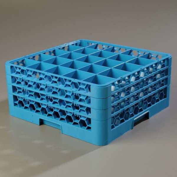 Glass Rack w/3 Extenders, 25 Comp, PK2