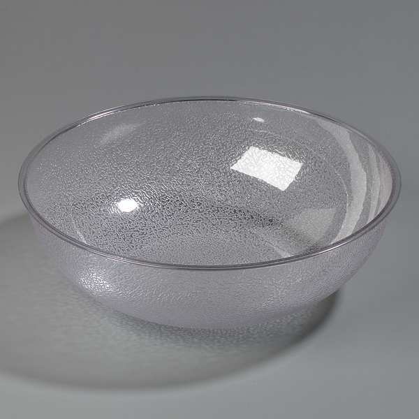 Pebbled Bowl, 11 qt., Clear PK4