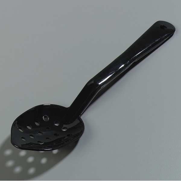 Perforated Serving Spoon, Blk, 11 In, PK12