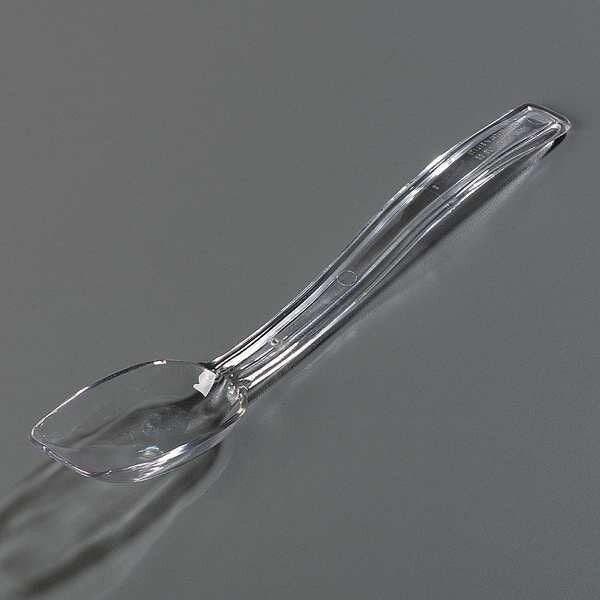 Solid Spoon, Clear, 8 In, PK12