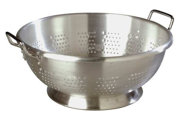 Colander, Aluminum, 11 qt., PK6