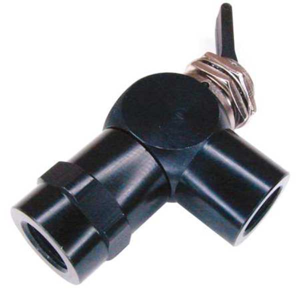 Toggle Valve, NC, 1/8 In, FNPT, Plastic