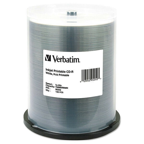 CD-R Disc, 700 MB, 80 min, 52x, PK100
