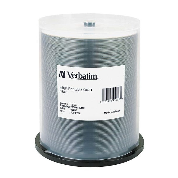 CD-R Disc, 700 MB, 80 min, 52x, PK100