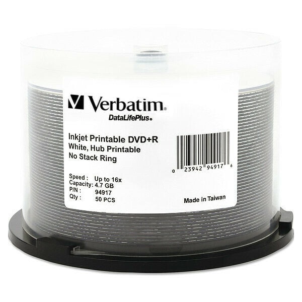 DVD+R Disc, 4.70 GB, 120 min, 16x, PK50