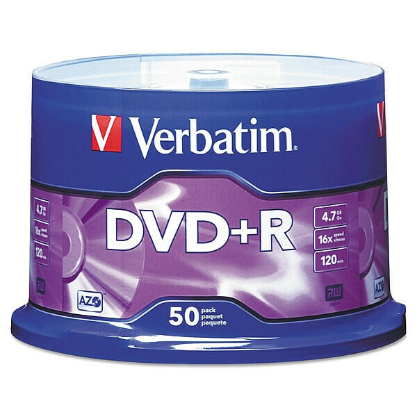 DVD+R Disc, 4.70 GB, 120 min, 16x, PK50