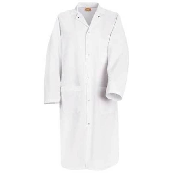 Unisex White Polyester Coat size 3XL