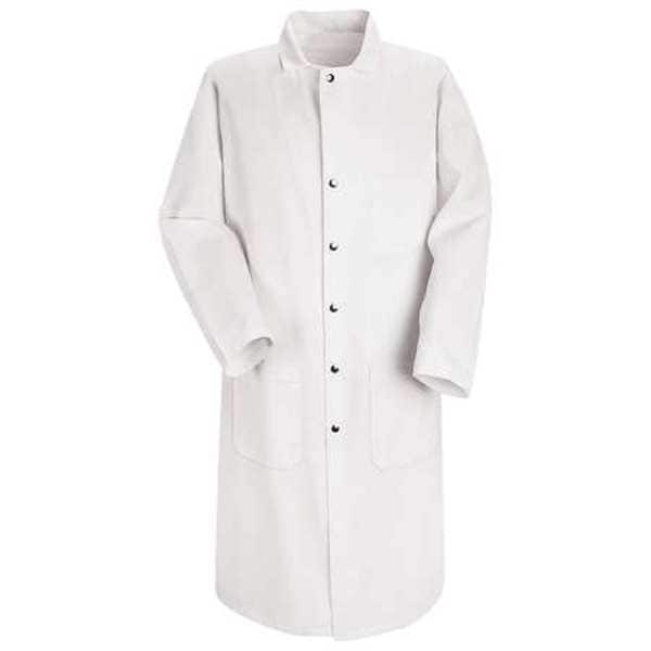 Unisex White Polyester/Cotton Coat size 3XL