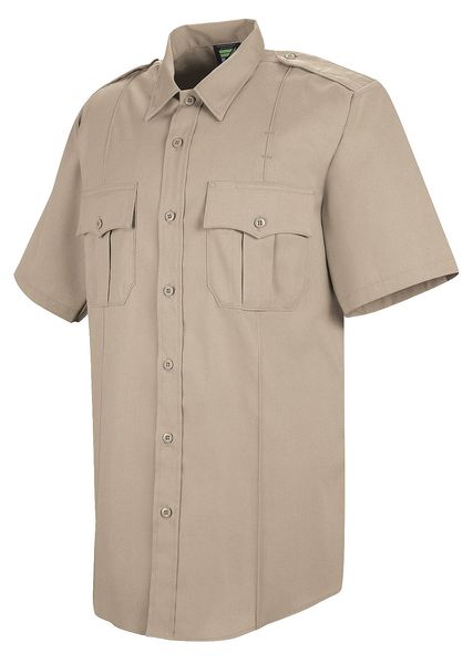 Sentry Shirt, SS, Tan, Neck 15 In.