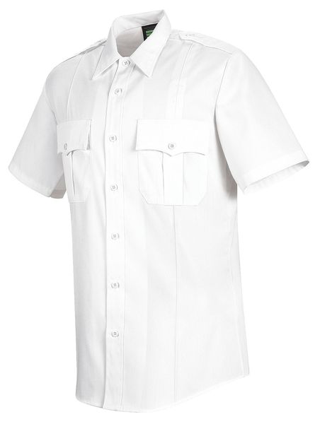 Sentry Shirt, SS, White, Neck 16 In.