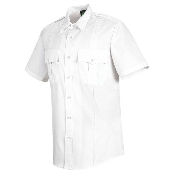 Sentry Shirt, SS, White, Neck 15-1/2 In.