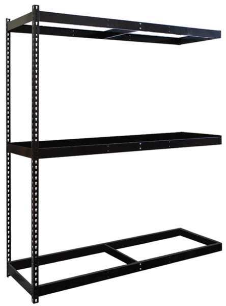 Boltless Shelving Add-On, 96x48, 3 Shelf