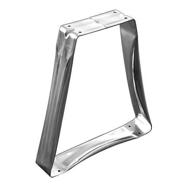 Bench Pedestal, H 16-1/4, Stainless Steel