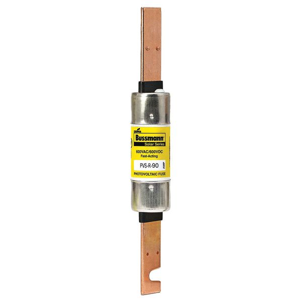 Solar Fuse, Fast Acting, 90 A, PVS-R Series, 600V AC, 600V DC, 7-7/8