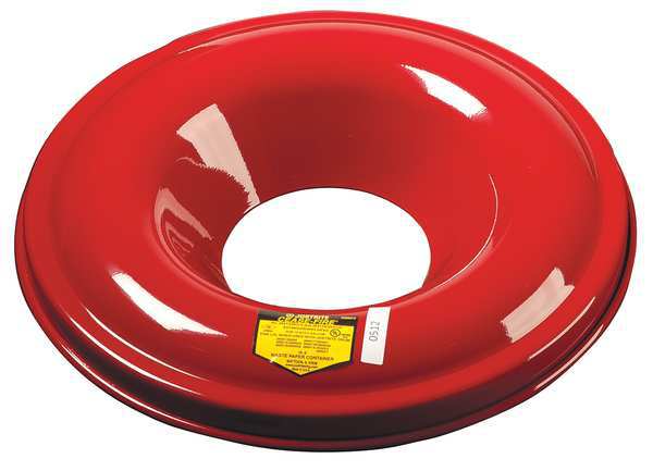 Utility Drum Top, Cease-Fire, Red, Metal