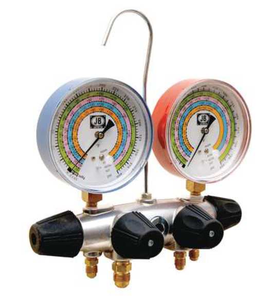 Manifold Gauge, 4-Valve