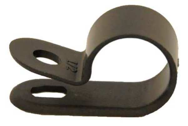 Cable Clamp, 3/16 In, Black, PK100