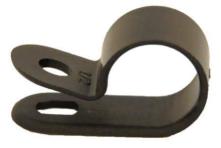Cable Clamp, 1 In, Black, PK100