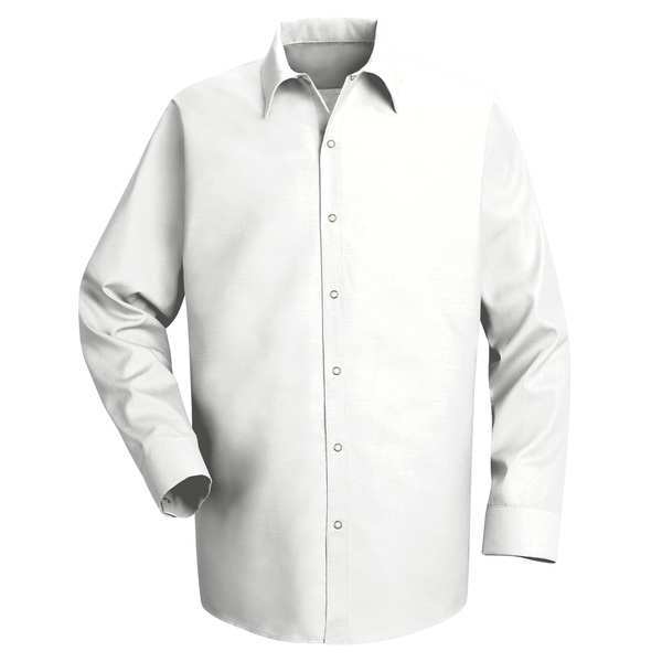 Long Sleeved Shirt, White, 65 per PET/35 per Ctn, XLT