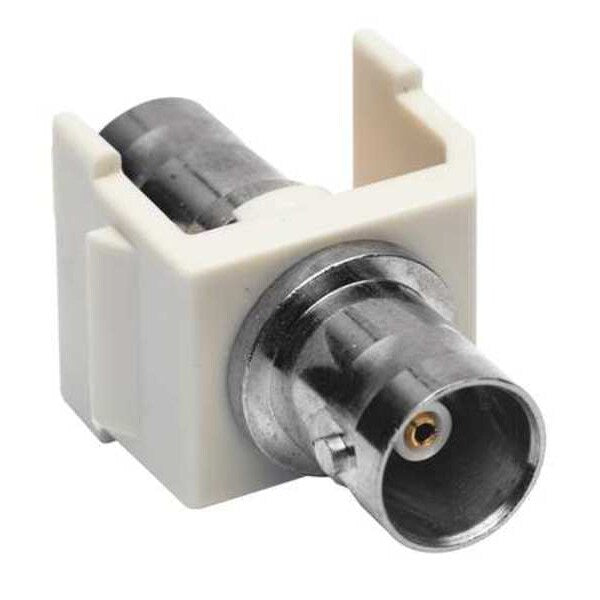 Coupler, BNC Connector, Pass Thru, F/F, Wht
