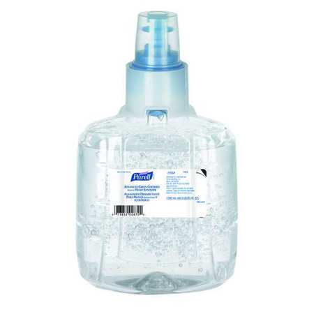 Hand Sanitizer, Green Certified, Gel, 1200mL LTX-12 Refill, PK2