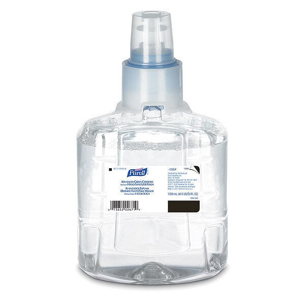 Green Certified Hand Sanitizer Foam 1200mL Refill LT-12, PK2