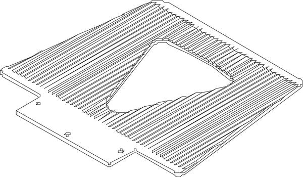Hand Truck Noseplate, 13-13/32 In. L