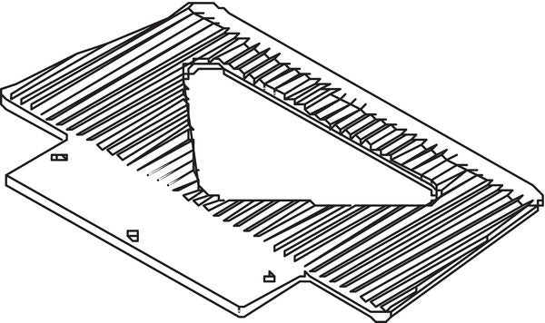 Hand Truck Noseplate, 14 In. W, 7 In. L