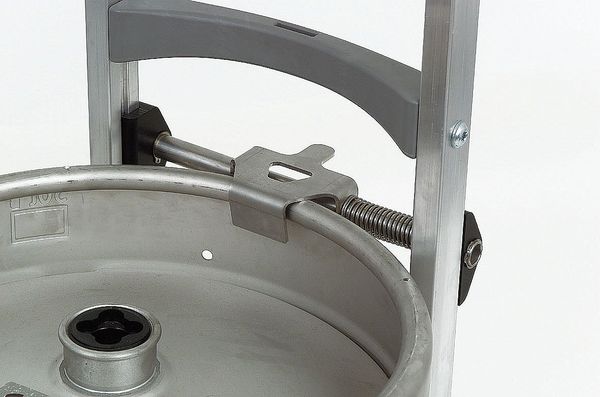 Hand Truck Keg Hook, Cap 110 lb, Aluminum