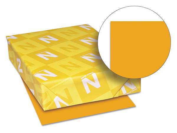 Multi Paper, 8-1/2x11 In, Orange, PK500