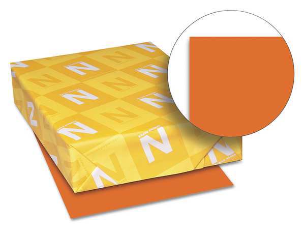 Multi Paper, 8-1/2 x 11 In, Orange, PK500
