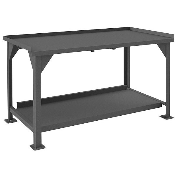 Heavy duty Work Bench with Lips Up, Steel, 60
