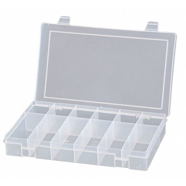 Compartment Box with 12 compartments, Plastic, 1-3/4