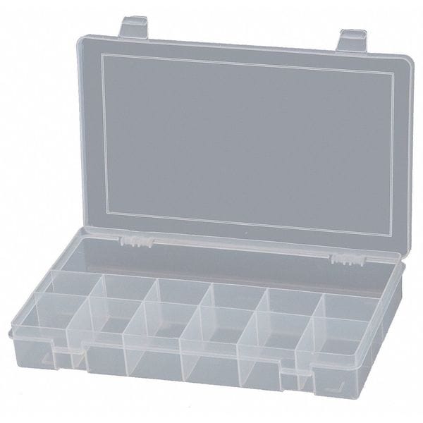 Compartment Box with 13 compartments, Plastic, 1-3/4