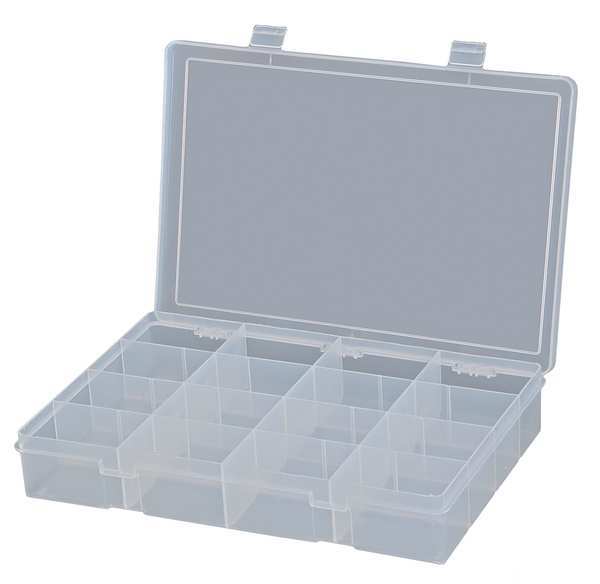 Compartment Box with 16 compartments, Plastic, 2-5/16