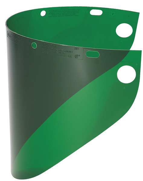Faceshield Window, Propionate, Dk Green