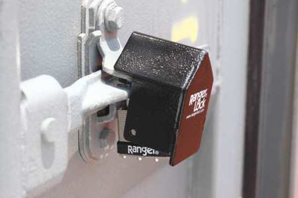 Padlock Guard, Hardened Steel, Blk, 2-3/4