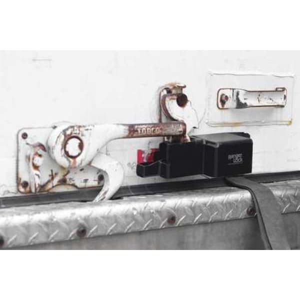 Padlock Guard, Hardened Steel, Blk, 10